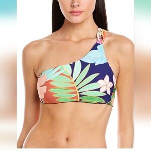 Citrus One Shoulder Bikini Top size M NWT